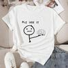 Fashion Women Character Sketches Print T Shirt Funny Casual O-neck Short Sleeves T-shirt Summer Female Tee Shirt