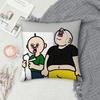 Bbangbbangs Diary Cartoon Pillow Case Sofa Decorative Home Double-sided Print Plush Throw Pillow Covers Cushion Decor Cover