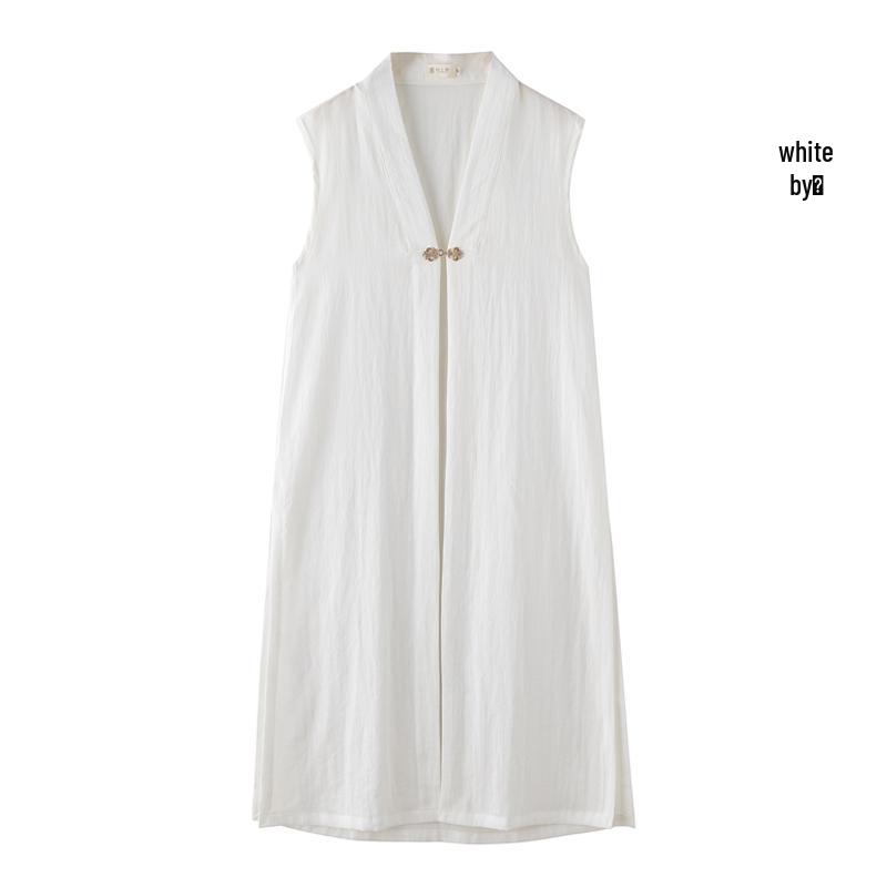 Ming-Style Unisex Hanfu: Loose Long Taoist Robe & Vest Cloak