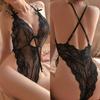 One-pieces Sexy Lingerie Set Porn Crotchless Teddy Doll Exotic Bodysuit Hollow Erotic Costumes Women's Underwire Jumpsuits