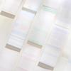 Sakura Series Tearable Sticky Notes: 60-Sheet Color Blocking with Grid Background