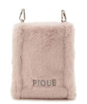Gelato Pique Eco Fur Sacoche Logo Smartphone Shoulder Bag PWGB244652 Pink Women's