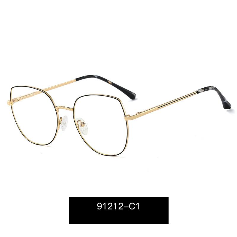 New Optical Customizable Luxury Women Cat Eye Optical Glasses Frame Trending Sweet Female Prescription Myopia Glasses Presbyopia