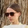 Mai - Brick tortoise sunglasses