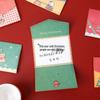 Cartoon Christmas & Holiday Greeting Cards with Envelopes - DIY Folding for Birthday & New Year Wishes