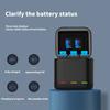 3 Slot USB Charging Case For 13 Black Camera Batteries Charging Box Travel Carry Case with Cord Batteries Case