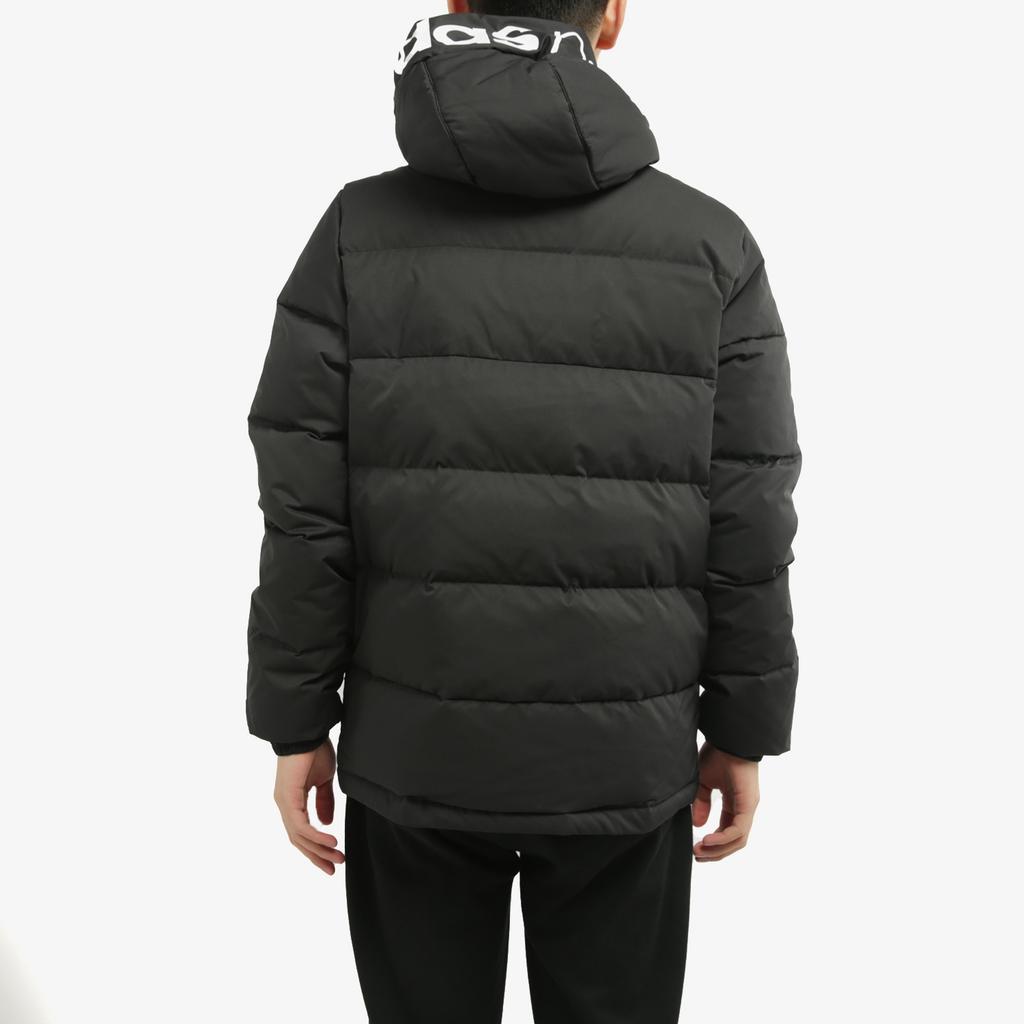 Adidas Neo CB Down Puff Hooded Sports Jacket Men Outerwear Black GJ8815