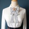 Fashion Cloth Bow Brooches Pearl Vintage Pearl Collar Pins Bowknot Necktie Wedding