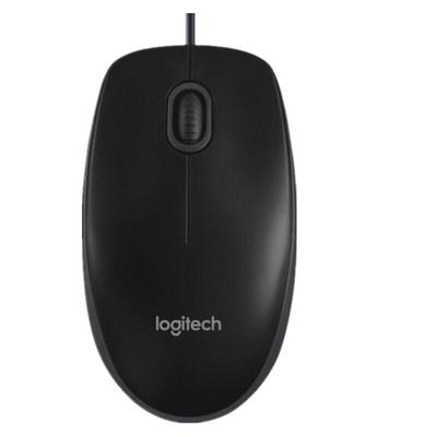Logitech עכבר אופטי קווי B100