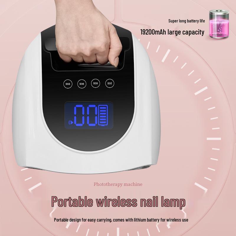 X30 Rechargeable 96W Portable Nail Gel Lamp - High Power Electroplated Nail Dryer