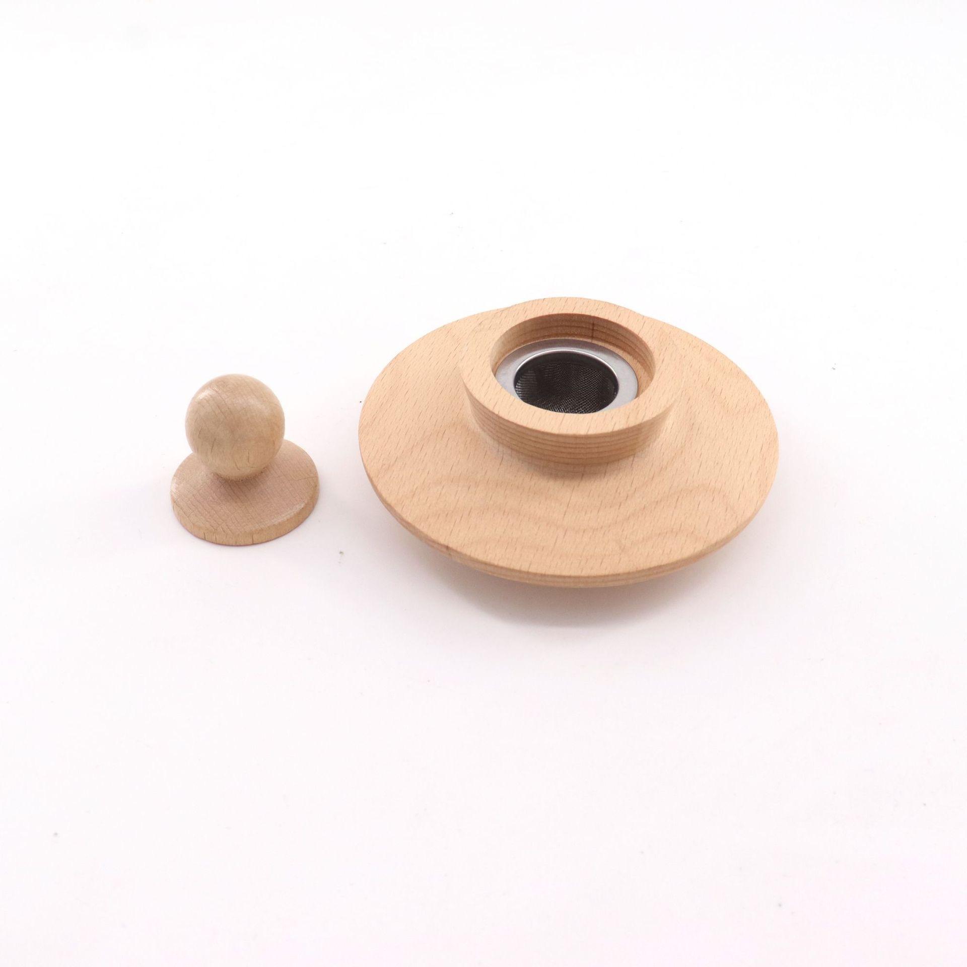 6 Cocktail Smoke Kit with Sawdust Whiskey Smoked Glass Top Whistle Natural Wood Bartender Smoker Beverage Smoker Accessories