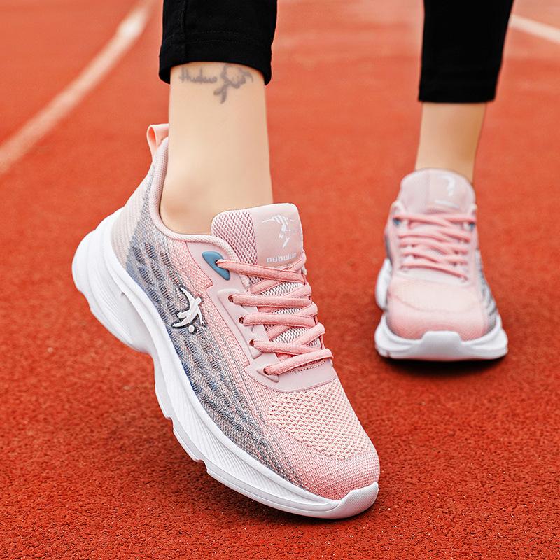 Joni Danlai Brand Sports Shoes Spring and Autumn Mesh Running Shoes Lightweight Non-slip Casual Travel Shoes Women