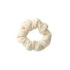 White Plush Hair Ring Elastic Band Headband with Ball - Autumn/Winter Accessories for Women