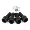 M14 * 1.5MM Black Steel Wheel Bolt & Lock Lug Nut Set with Key for Car Repair and Maintenance