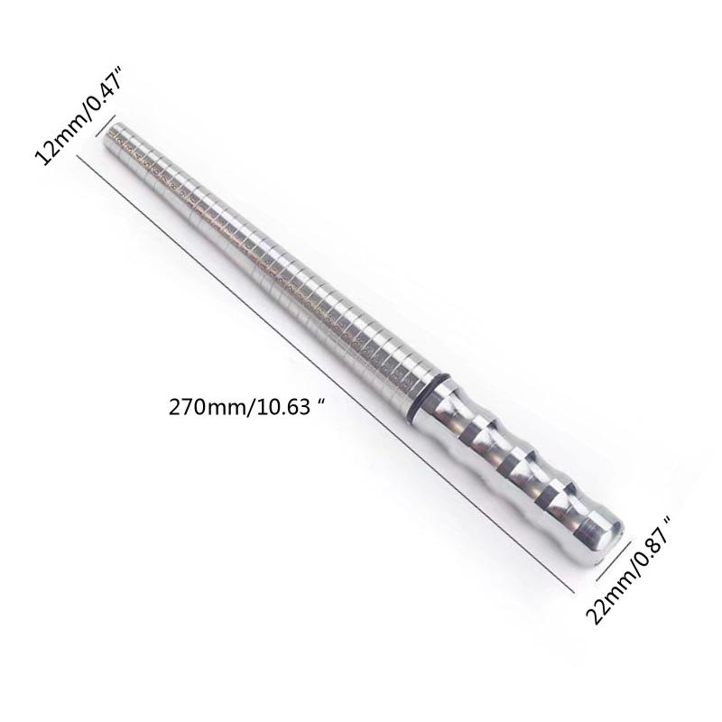 Ring Sizer Mandrel Measuring Tool Stainless Steel Ring Sizing Gauge Sizers Metal Finger Size Stick Jewelry Making Tool