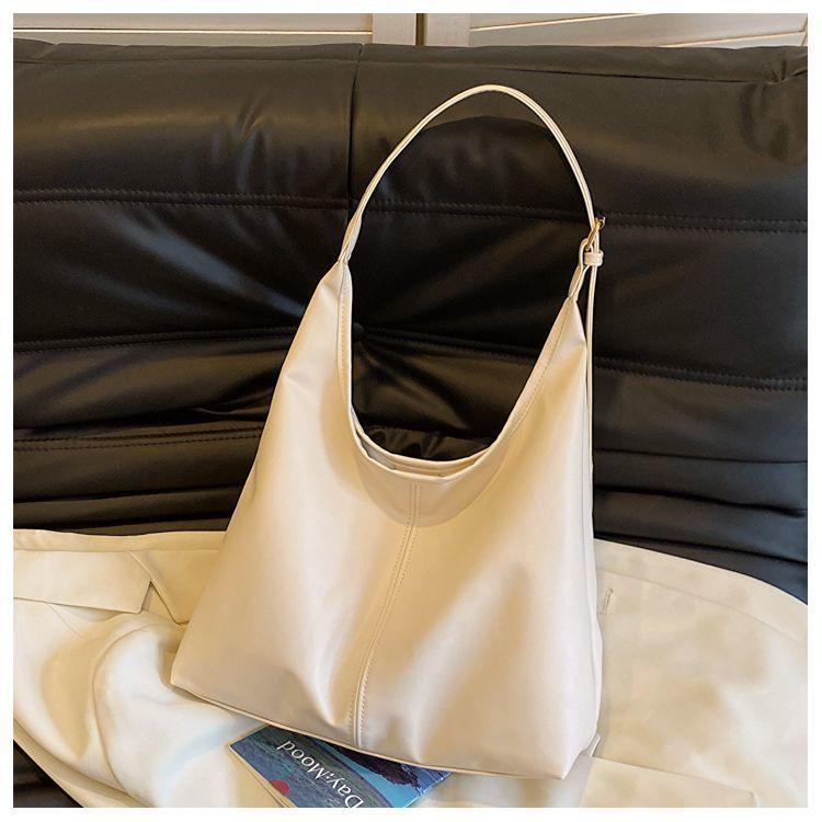 Large Capacity Commute To Work, High Sense Messenger Brown Tote Bag, Women's 2025 New Shoulder Armpit Bag