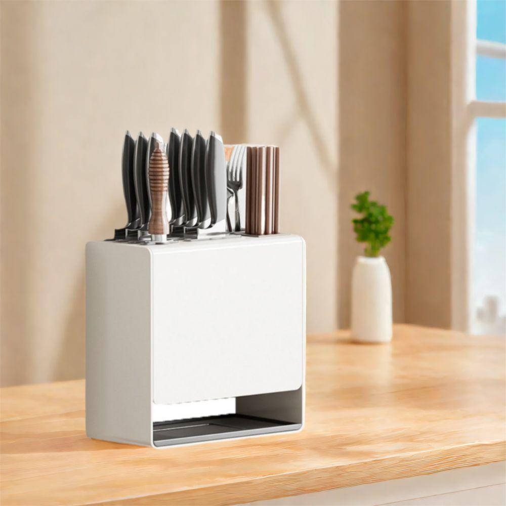 Drainage Knives Holder Mold-resistant Cutlery Organizer Tableware Storage Rack  Kitchen