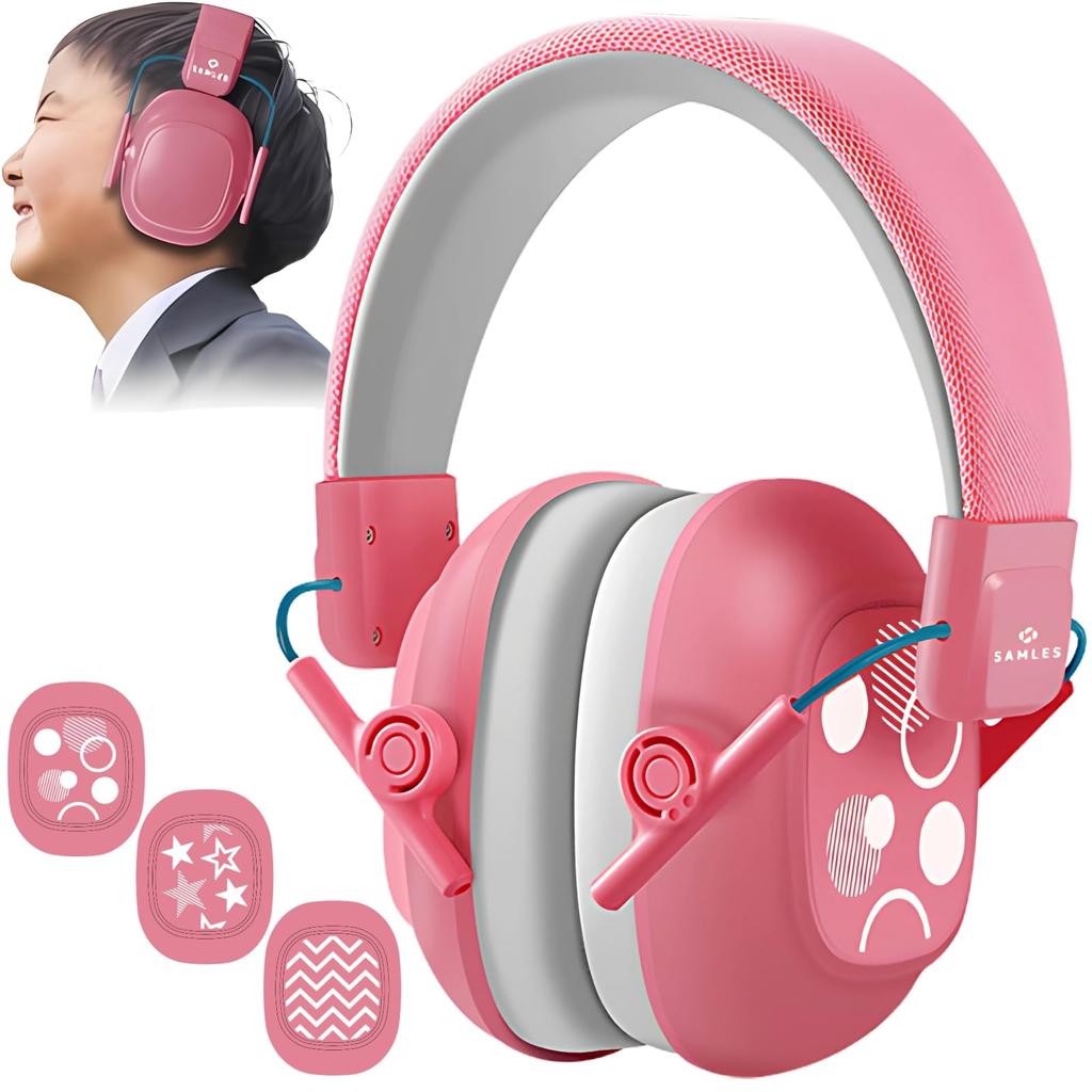 by a on comfort and sticker Earmuffs for concentrating [Supervised pediatrician] ``Focused design'' (transfer included) children, soundproofing,