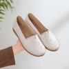 2026 Women's Loafers Comfortable Mother Shoes Slip-On Flats Breathable Ladies Casual Shoes for Daily Walking Plus Size 42