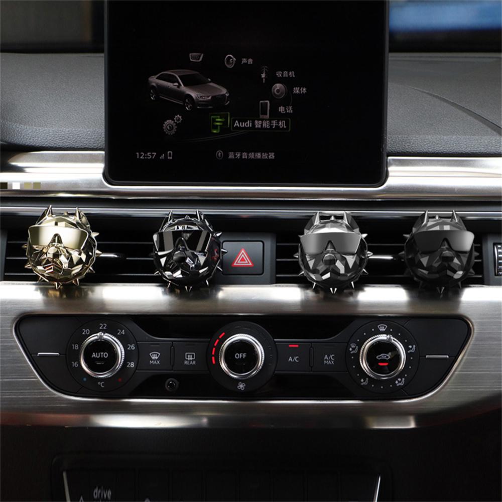 Car Dog Vehicle Decoration Luxury Brand Interior Decoration Doll Car Air Vent Outlet Bulldog For Cars
