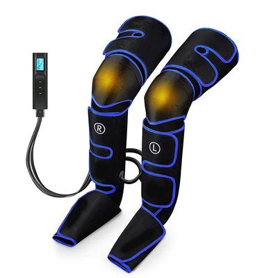 6 Modes Electric Leg Muscle Relaxer Air Compression Massage Boot Relieve Foot Fatigue Heating Leg Massager