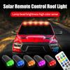 Solar Powered Cab Lights Cab Marker Roof 16LED Light F150 For Dodge RAM Lamp For Pickup Truck Roof Mouse Light For Car