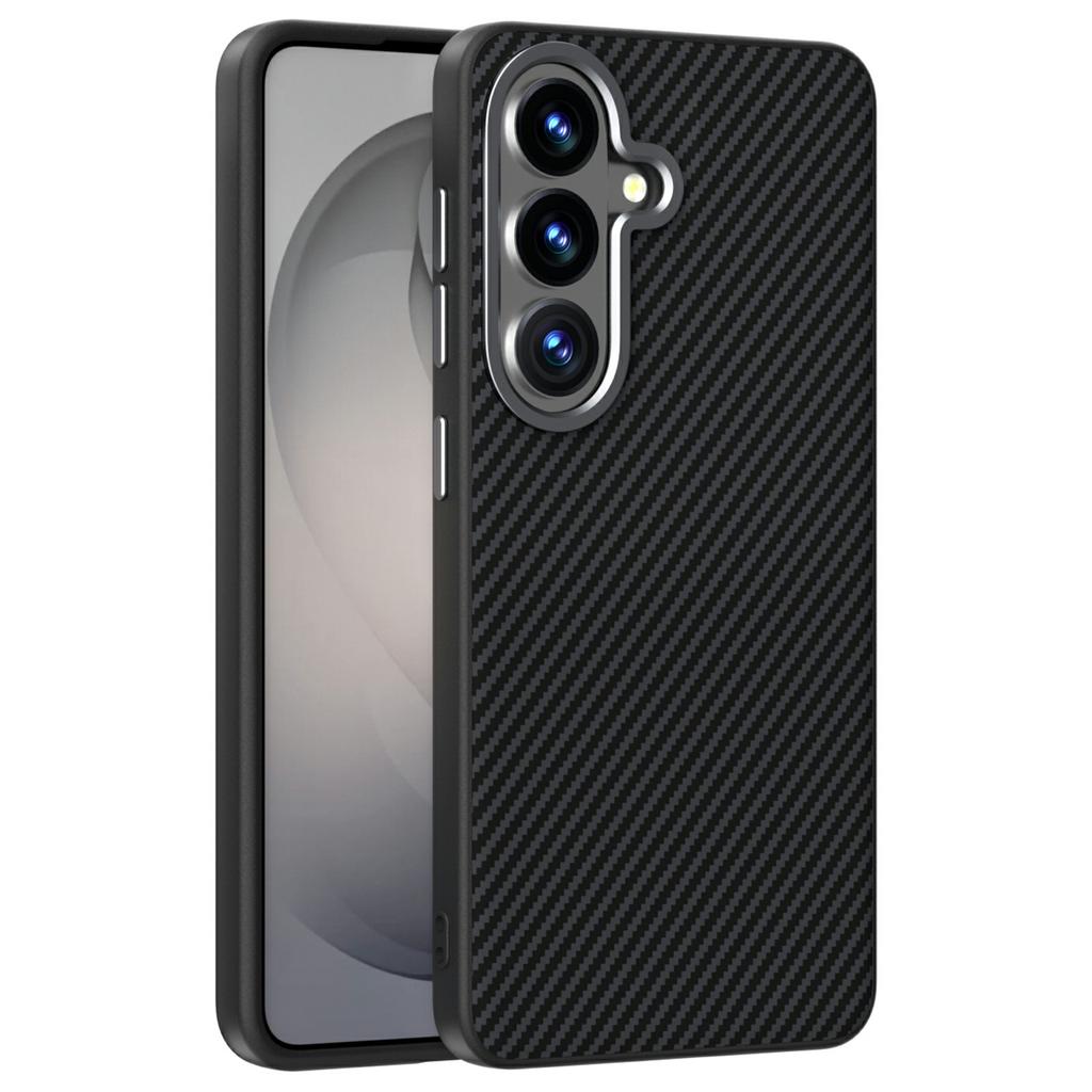 ABEEL עבור Samsung Galaxy S26 כיסוי מגנטי מרקם סיבי פחמן TPU PC PU כיסוי אחורי לטלפון