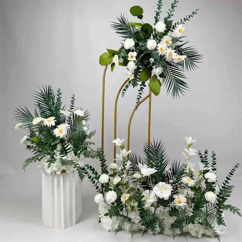 Artificial Floral Arrangements for Weddings, Multiple Colors, Road Decoration, and T-Stage Floristry
