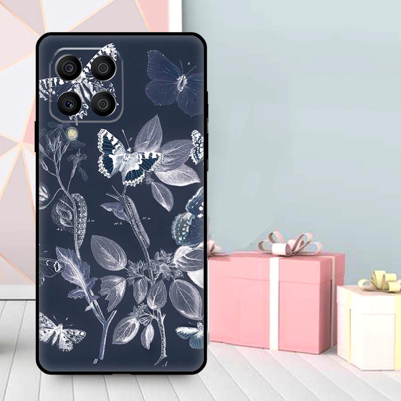 

Butterfly Flower Case For Samsung Galaxy M35 M56 M12 M06 M32 M52 M55 M15 M11 M13 M14 M16 M36 M31 M53 M34 M54 Samsung M55