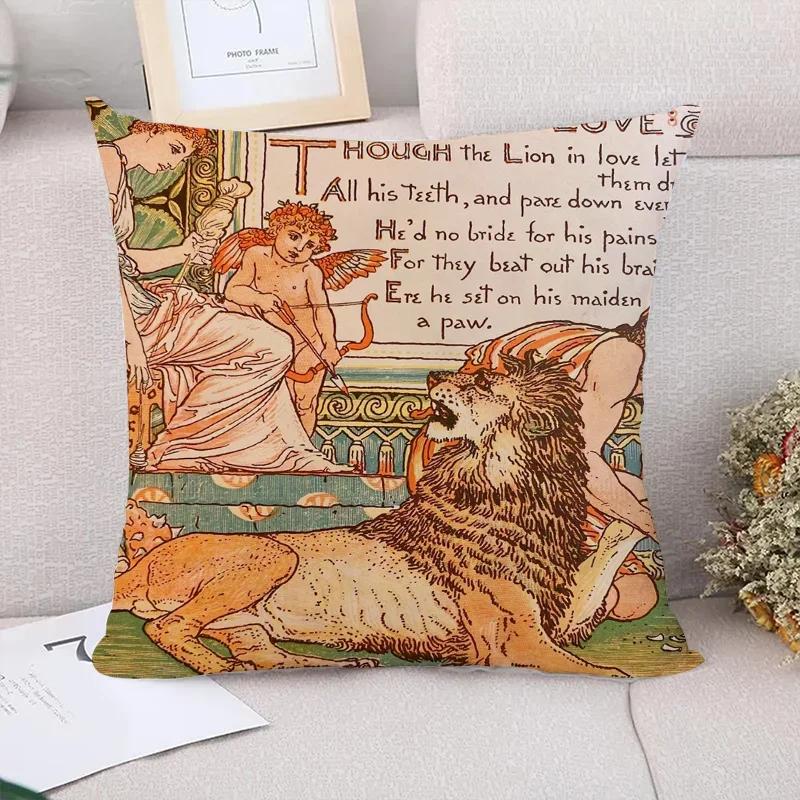 Own Aesop Decorative Pillows for Sofa Pillow Cover Short Plush Cushion Covers Decoration Living Room Pillowcases  Bed