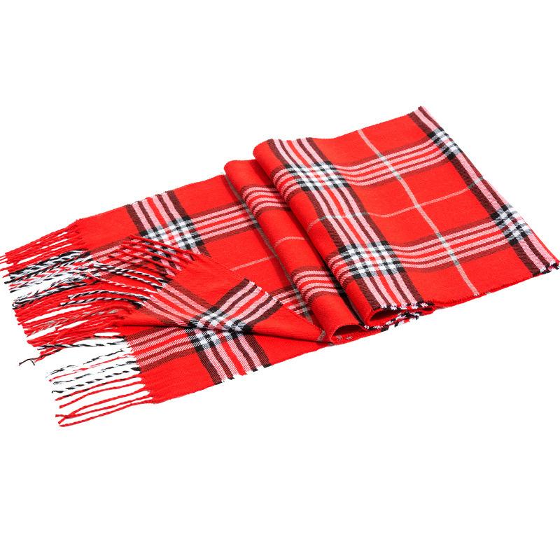 New Winter Cashmere Scarf Men'S Scarf Women'S Scarf Pure Cashmere Scarf Thick Genuine British Plaid