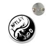 2021 Trendy Sports I Love Judo Brooches Pins Men Women Karate Jewelry High Quality Handmade Badge Brooch Gift