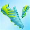 AG FG PU Fabric Soccer Boots TPU Long Stud Wear Resistant Anti Slip Teenager Outdoor Grass Footwear
