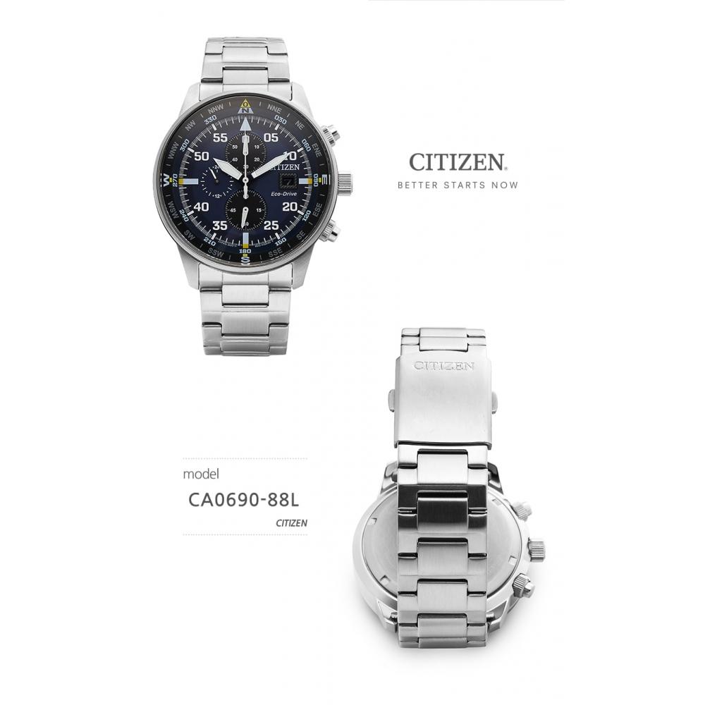 Citizen Ca0690 88l Chronograph Mens Metal Watch