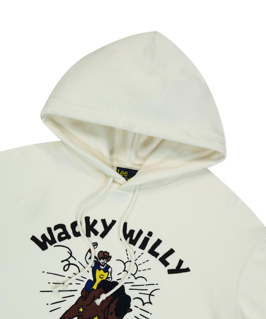 [Wacky Willy X Lee] Graphic Hoodie Cream