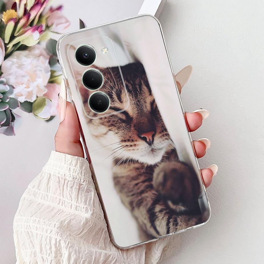 For Xiaomi Redmi 15 5G Case Cute Cat Luxury Painted Cover 6.9'' Soft Slim Phone Case For Xiaomi Redmi 15 Redmi15 4G Fundas Coque