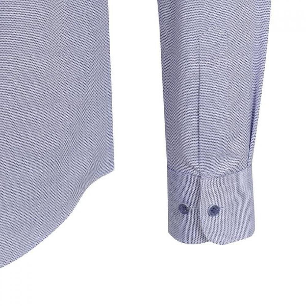 DakS Men S Micro Pattern Regular Fit Long Sleeve Shirt dmp1Shdl123b1