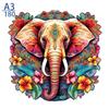 Non-Toxic 300Pcs Wooden Puzzle Color Cat Delicate Irregular Shape Puzzles Gratitude Adult Stress Reduction Family Interactive Toys Gift