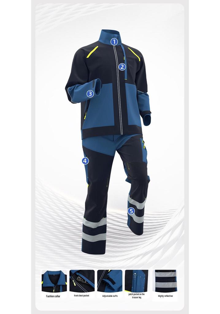 Tear-Resistant Men's Workwear: Durable, Wear-Resistant Clothing for Miners, Construction, and Electricians, Customizable for All Seasons.