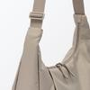 MUJI Dark EFD40A6S Water-Repellent 2-Way One-Shoulder Bag, Unisex, Beige,