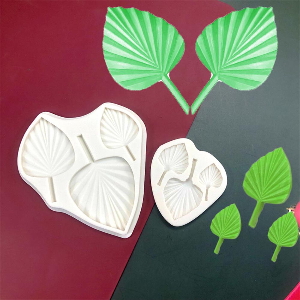 Size Leaf Silicone Mold Cake Decoration Fondant Mold Flower Rose Leaf Baking Tray Baking Tool