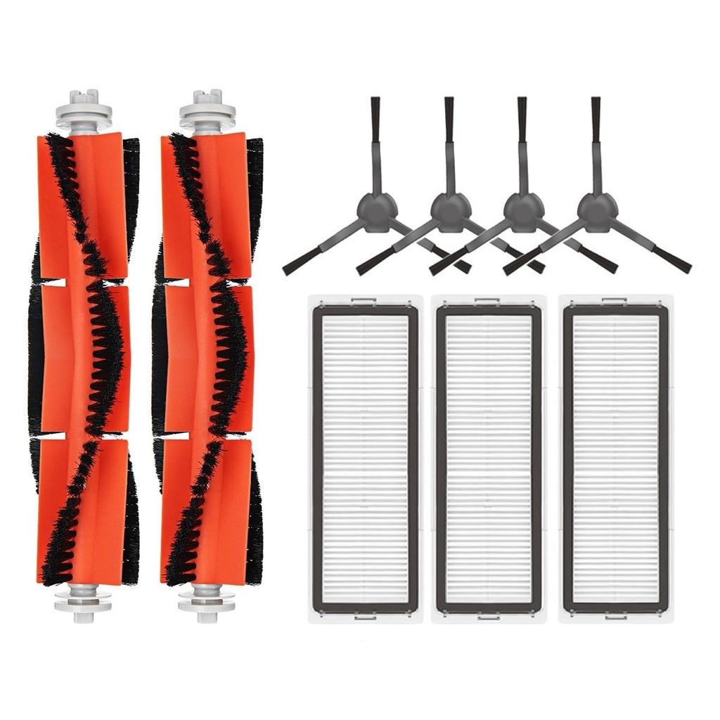 Ersatzzubehör Hauptseitenbürste HEPA-Filter Staubbeutel Wischmopp für Dreame Bot D10 Plus Z10 Pro L10 Plus RLS3D Saugroboter