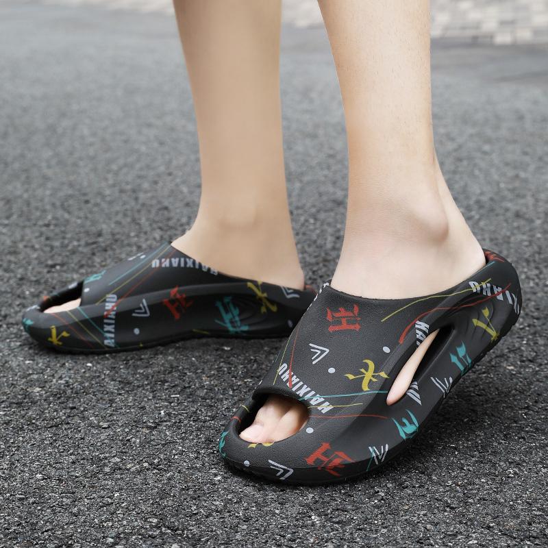 Летние мужские тапочки Летняя обувь для отдыха Мужская пляжная обувь Удобная мужская — фото 19