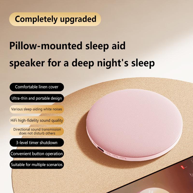 Głośnik Bluetooth do spania pod poduszkę Przenośne urządzenie audio przy łóżku Miękki głośnik w poduszce do relaksu, snu i domowego odprężenia
