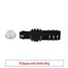 Complete Set of Barbed Pipe Fittings: Drip Irrigation Connectors Direct Elbow Tee Plug for 16/20/25mm Pipes