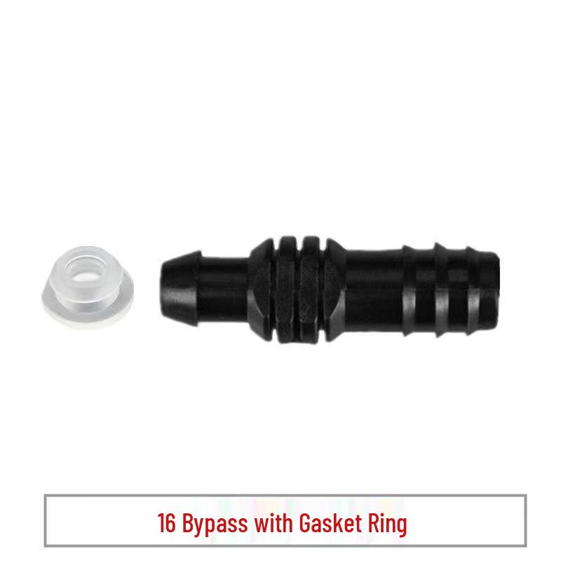 Complete Set of Barbed Pipe Fittings: Drip Irrigation Connectors Direct Elbow Tee Plug for 16/20/25mm Pipes