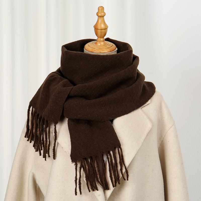 New Winter Shawl Scarves Wrap 2025 Design Cashmere Scarf Women Warm Fashion Pashmina Femal Poncho Neckerchief Echarpe Bandana