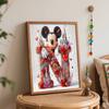 Disney DIY Oil Painting Kits Mickey Letter N Floral Castle Home Decor Craft Gift Ideas For Room Wall Art Paint By Numbers Canvas Set