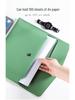 Imitation Leather A4 File Bag: Large Capacity Document Holder, Customizable with Company Logo