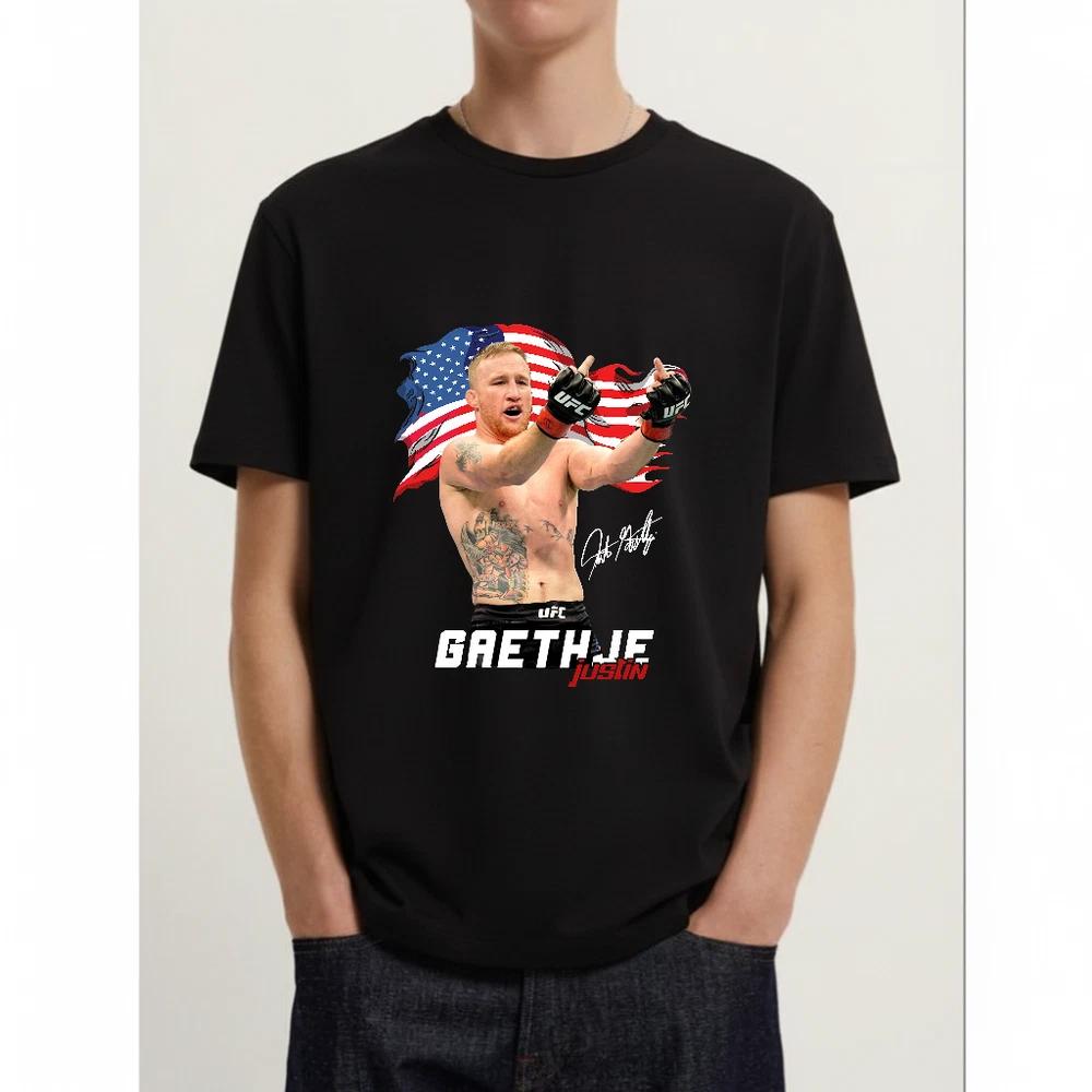 Justin Gaethje TShirt Black Unisex All Sizes S5XL S